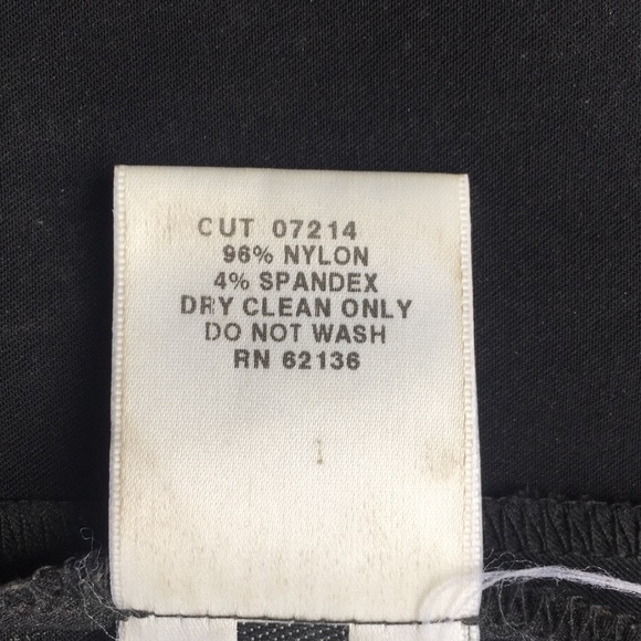 Vintage Guess Collection Black Pant w/ Side Slit 2 - Picture 8 of 9